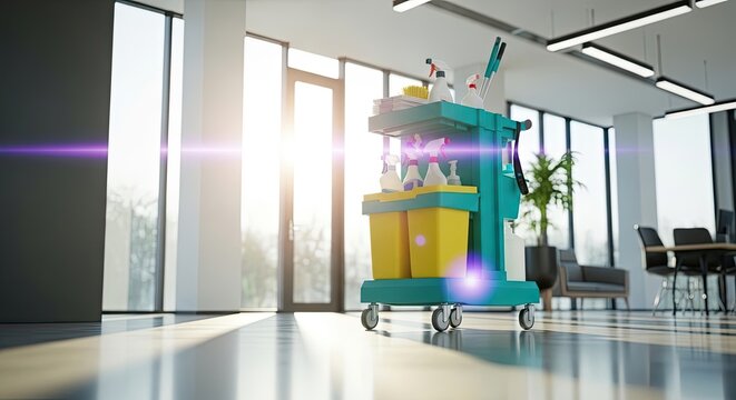 Commercial cleaning services for business maintaining hygiene and professionalism in modern office spaces