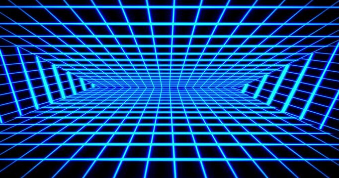 Retro background futuristic landscape 1980s style music scifi