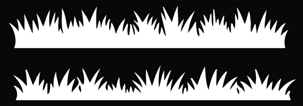 Wild reed silhouette collection, nature wetland plant vector set, marsh grass meadow graphics, riverbank cattail foliage icons, isolated black botanical flora