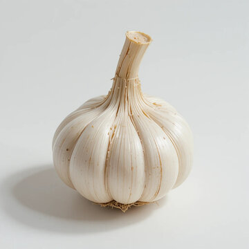 garlic isolated on white background