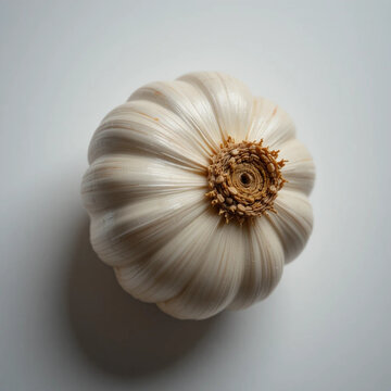 garlic isolated on white background