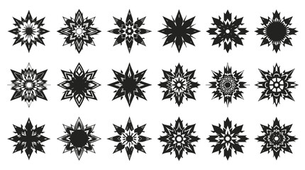 A striking abstract composition in black and white. Ideal for backgrounds, modern designs, or conveying concepts of disruption and impact. © hamay