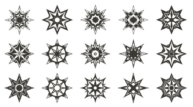 A striking, minimalist starburst illustration. Perfect for backgrounds, website graphics, or adding a dynamic element to creative projects. Evokes ene