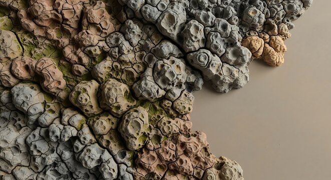 Close-up of textured rock surface.