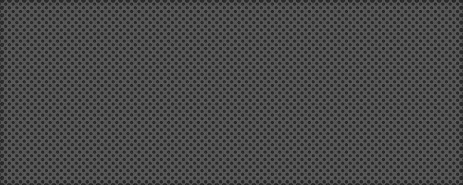 Pegboard peg board gray wall with circle dots, holes in geometric grid pattern. Perforated panel for hooks, diy construction. Eps10