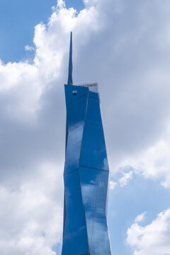 Kuala Lumpur, Malaysia - 20 December 2025: Merdeka 118 tower, the second tallest building in the world.