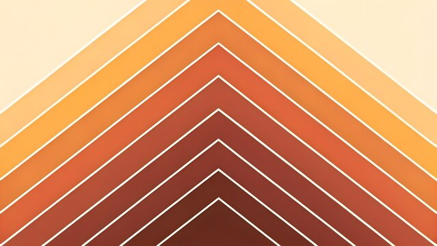 A warm abstract chevron pattern with a gradient of orange and brown tones.