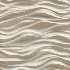Fototapeta premium Sand ripple texture seamless pattern minimal with soft wave patterns and neutral tones. Clean and calming, perfect for wellness, spa, vacation travel and minimalist design backgrounds.