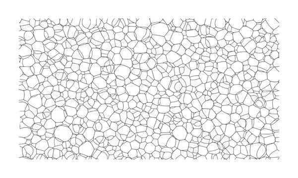 Black outline of interconnected irregular polygons white abstract pattern texture