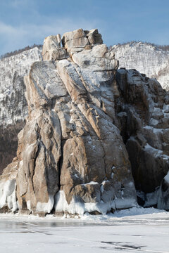 Lake Baikal, Siberia, Russia, winter recreation