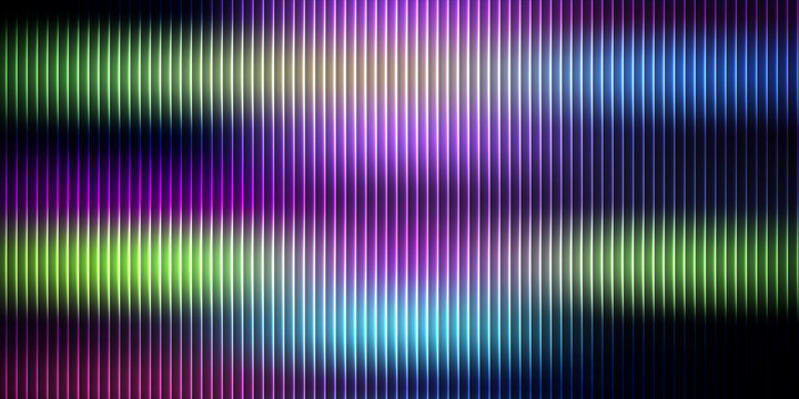 Vibrant colorful stripes shine brightly in a mesmerizing abstract pattern