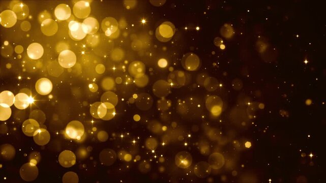 gold awards sparkles dust background decoration element