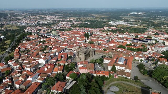 Drone video Guarda Portugal Europe