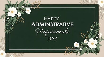 Celebrate happy administrative professionals day with a heartfelt greeting