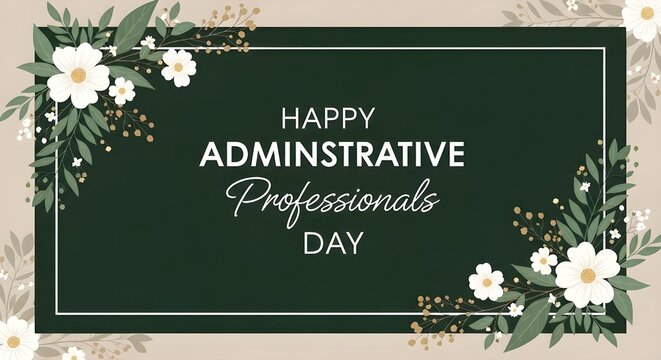 Celebrate happy administrative professionals day with a heartfelt greeting