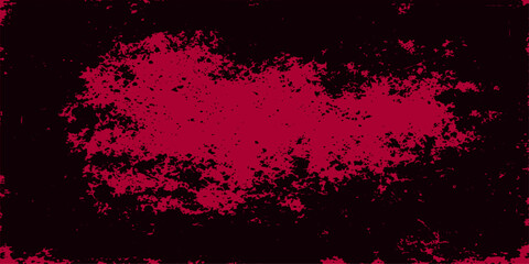 Abstract grunge-style artwork featuring a bold, expressive red blotch against a contrasting black background. this is a striking display of abstract art. © Graph Rover