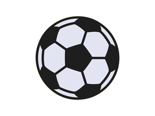 Fototapeta premium Soccer Ball. Outline icon.