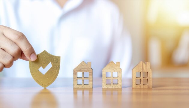 Home security shield protection.