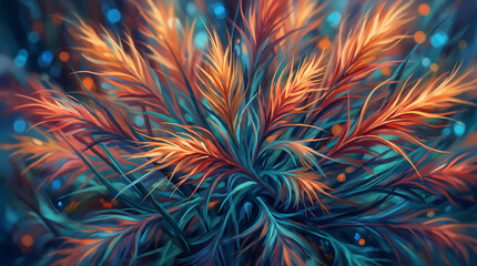 Obraz premium abstract fractal background