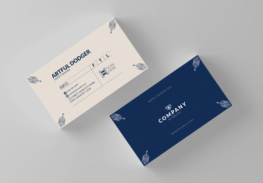 Creative Business Card Template Layout