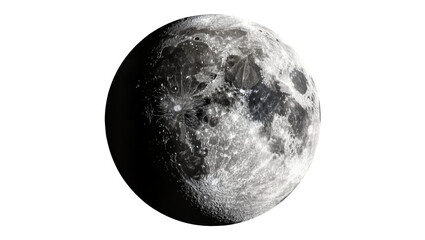 Gray Craters Moon Surface Shadow Dark Side Lunar © Sarah