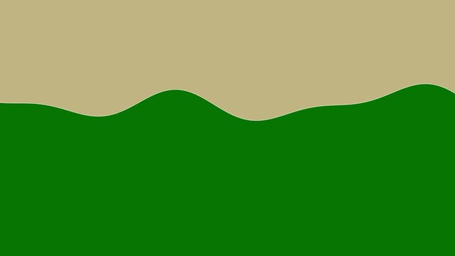Wave Line Dark Green Slow Down