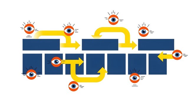 Consumer Attention Flow Map and Eye-Tracking Analytics Template for High-Conversion User Experience Design