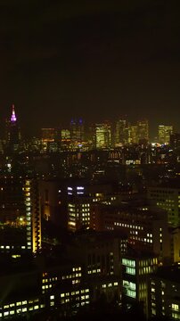 平河町から望む新宿のビル群の夜景
