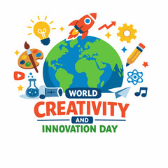World Creativity and Innovation Day Vector Illustration © Bima