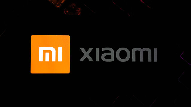 Official Xiaomi Logo and Brand Identity Displayed Against a Sleek Dark Background &ndash; Modern Tech Industry Concept for Smartphone Innovation, Global Electronics, and Digital Lifestyle Branding