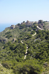 Fototapeta premium Battery del Jorel at Cape de Tinoso not from Cartagena, Spain