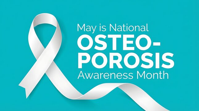 National osteoporosis awareness month campaign a ribbon of hope for bone health and prevention
