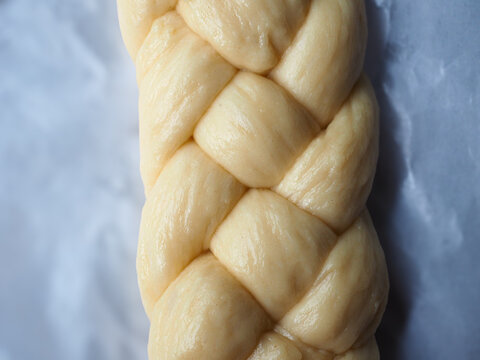 braided bread dough