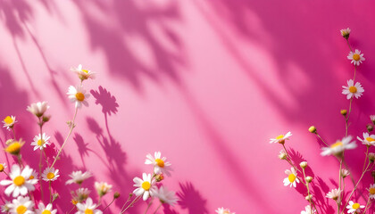Fototapeta premium Pink paper texture background with handmade feel
