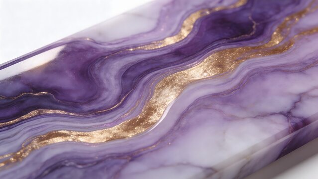 Purple and gold marble pattern