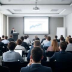 Fototapeta premium Business presentation in a conference room.