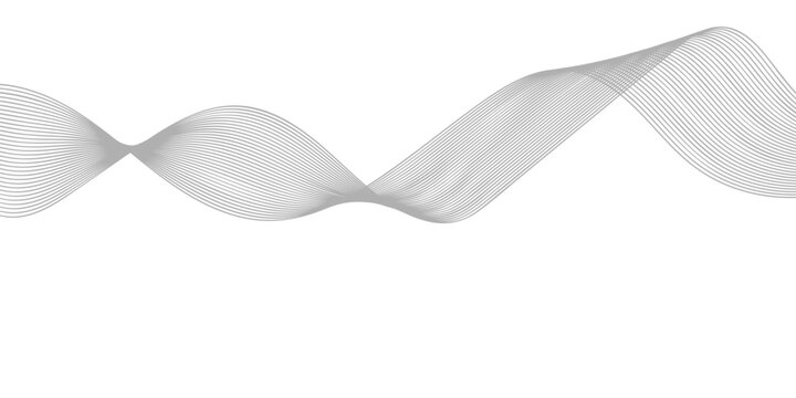 An isolated silver steel kitchen knife with a sharp metal blade and black handle lies flat on an abstract background of white silk and satin ribbons