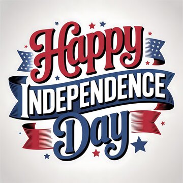 USA Happy Independence Day patriotic celebration with American flag festive background design For Social Media post