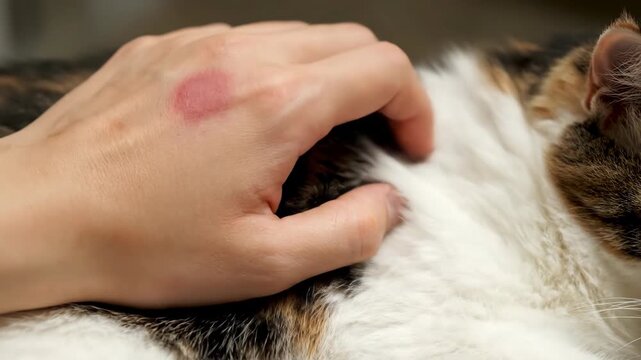 Pet Ringworm Transmission: Human-Animal Contact Risk, Dermatology Education Video 4K
