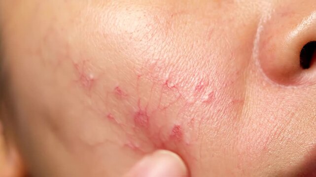 Rosacea Triggers: Facial Flushing from Hot Coffee, Dermatology Education Video 4K
