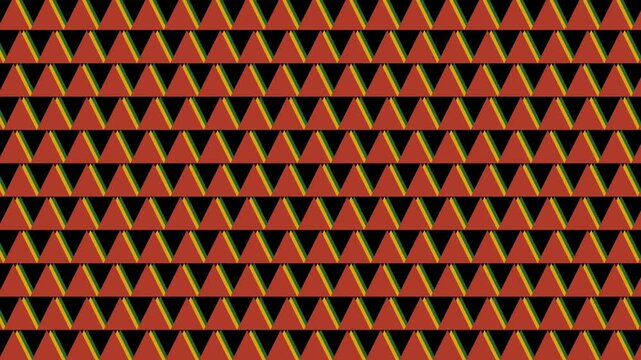 Vibrant geometric abstract pattern background for Emancipation Day celebration