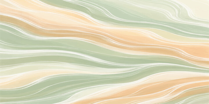 Abstract colorful wave background with flowing lines soft pastel textures and smooth motion inspired by water and nature