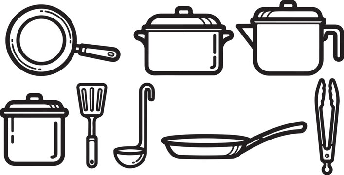 Assorted vintage camera equipment and photography accessories Vector