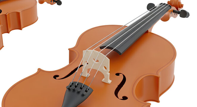 Close-up of a Cello Front