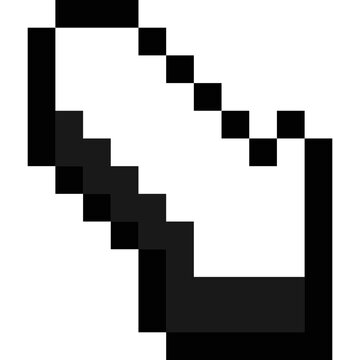 Pixel Arrow Vector
