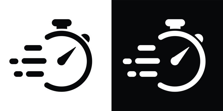 stop watch icon vector