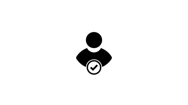 Verified User Icon with Checkmark