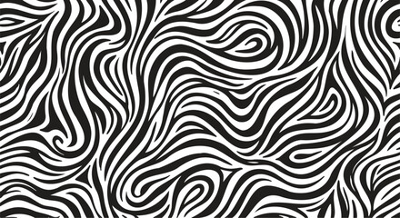 Fototapeta premium a black and white swirling pattern design, suitable for backgrounds, textures, and graphic design projects