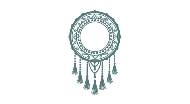 Hand drawn dream catcher illustration design.