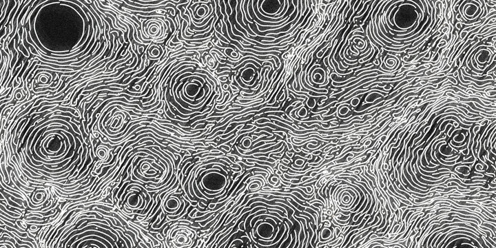 Esoteric Abstract Monochrome Texture Background